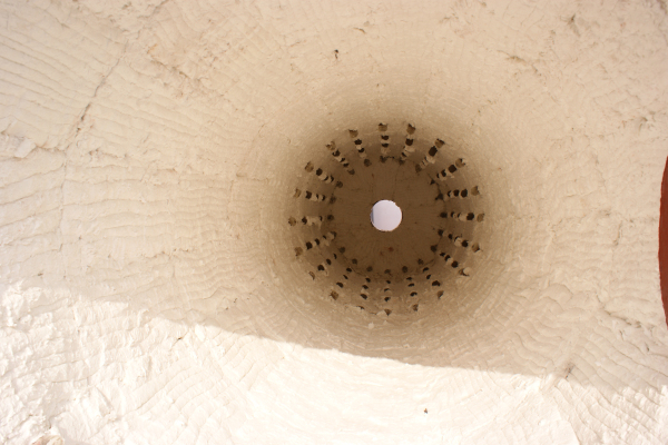 熱風爐陶瓷纖維噴涂料施工完畢-火龍耐材提供