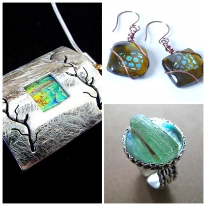 自制熱熔玻璃吊墜 自制熱熔玻璃吊墜