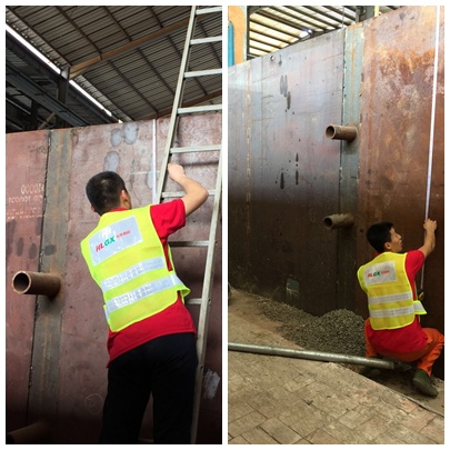 熱鍍鋅鍋保溫施工前劃線.jpg 熱鍍鋅鍋保溫施工前劃線.jpg