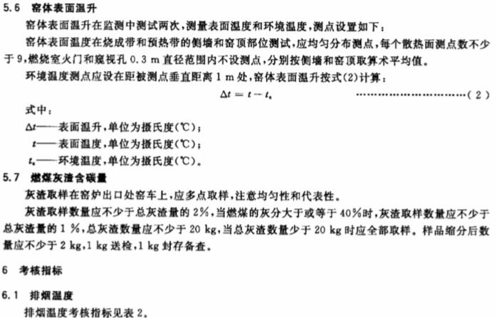 隧道窯節(jié)能監(jiān)測依據(jù) 隧道窯節(jié)能監(jiān)測依據(jù)