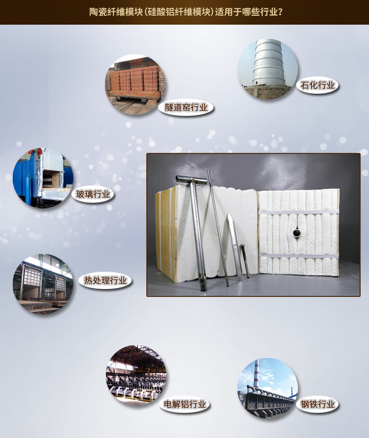 鋼鐵石化行業(yè)用陶瓷纖維模塊 鋼鐵石化行業(yè)用陶瓷纖維模塊